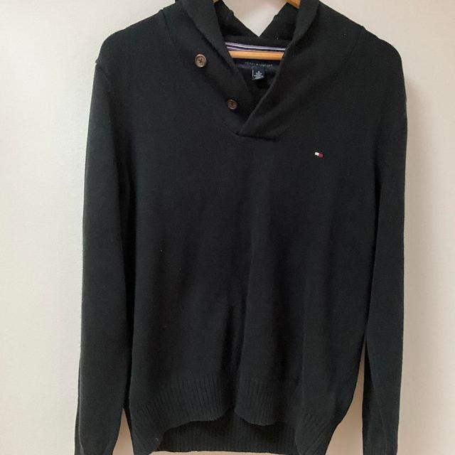 Tommy Hilfiger Men's Jumper - Black - M on Productcaster.