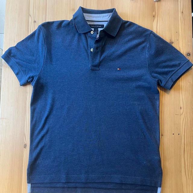 Tommy Hilfiger Men's Polo shirt - Blue - S on Productcaster.