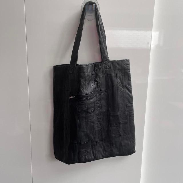 Designer Women's Leather Bag - Black on Productcaster.