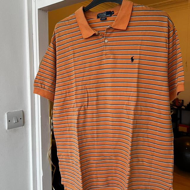 Ralph Lauren Men's Polo shirt - Orange - XL on Productcaster.