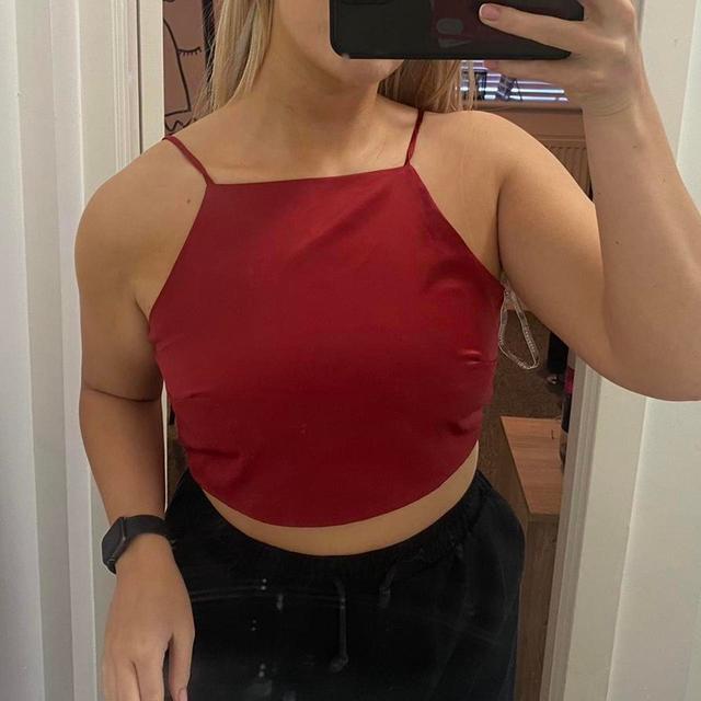 Glamorous Women's Crop top - Red - 10 on Productcaster.