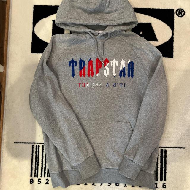 Trapstar Men's Hoodie - Grey/Multi - L on Productcaster.