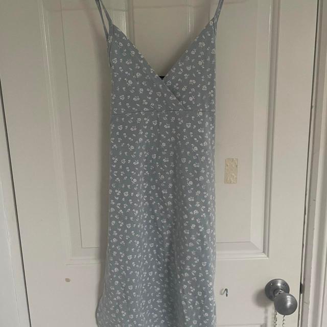 Brandy Melville Women's Dress - Blue/Grey - 6 on Productcaster.