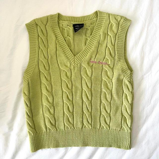 Urban Outfitters Women's Vest - Green - 6 on Productcaster.