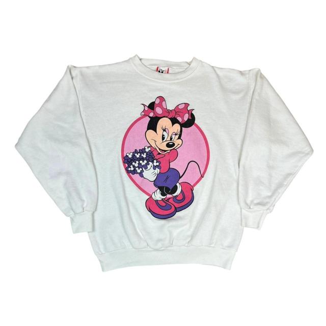 Disney Women's Sweatshirt - White - L on Productcaster.