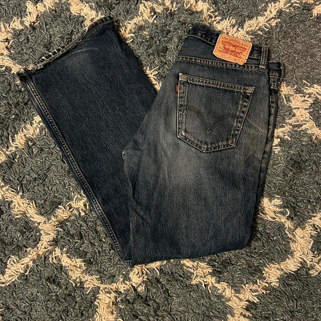 Levi's Men's Jeans - Navy/Black - 34" on Productcaster.