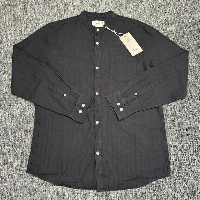 Folk Men's Shirt - Black - M on Productcaster.