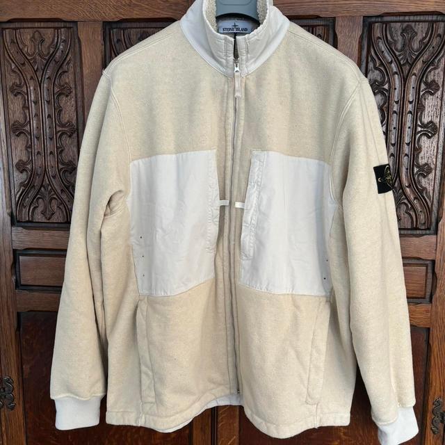 Stone Island Men's Jacket - Cream - XXL on Productcaster.