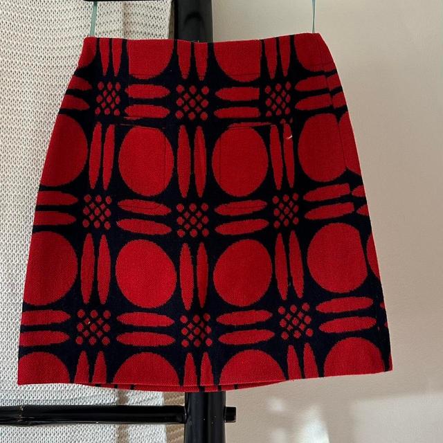 Boden Women's Skirt - Red/Black - UK 10 on Productcaster.