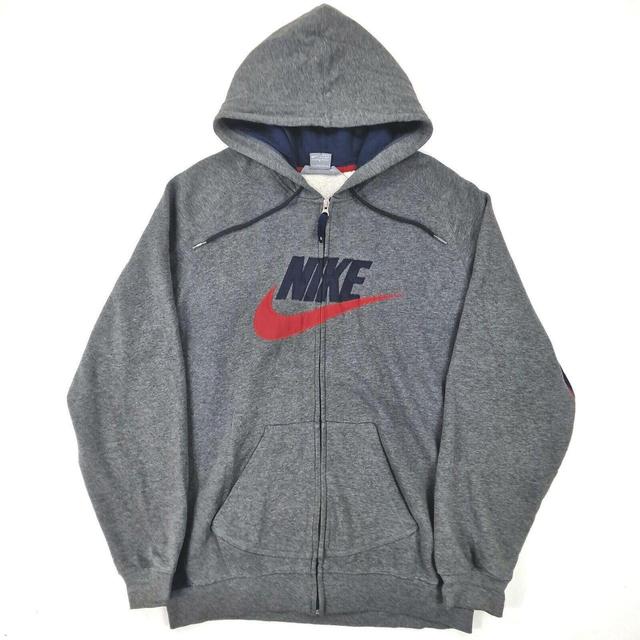 Nike Men's Hoodie - Grey - XL on Productcaster.