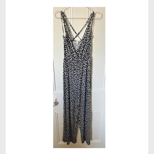 Miss Selfridge Women's Palazzo Jumpsuit - Black/White - UK 10 on Productcaster.