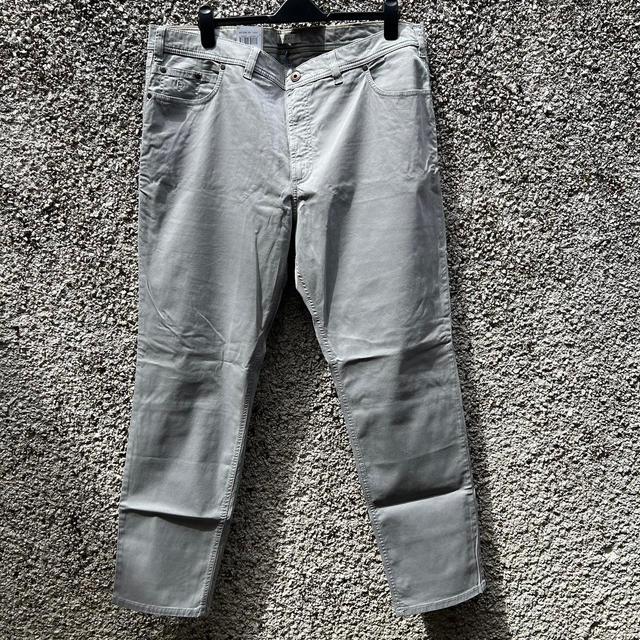 Bugatti Men's Chino Trousers - Grey - 44" on Productcaster.