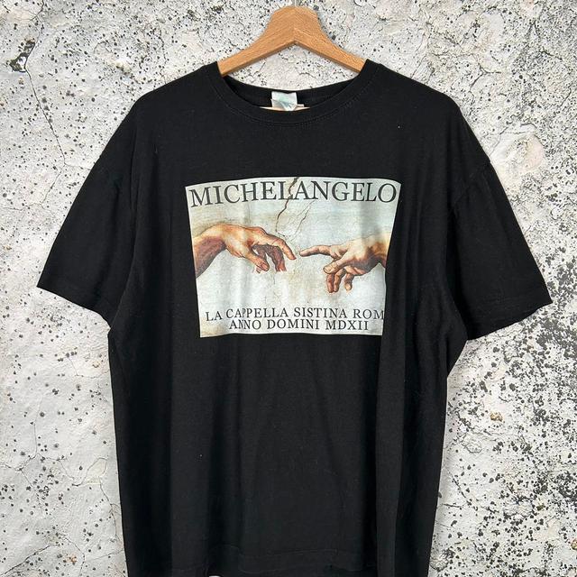 American Vintage Men's T-shirt - Black - XL on Productcaster.