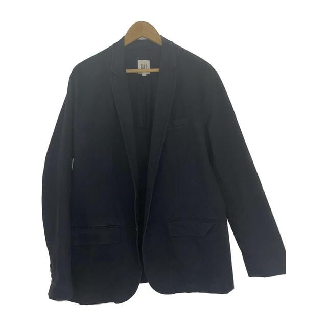 Gap Men's Blazer Jacket - Navy - L on Productcaster.