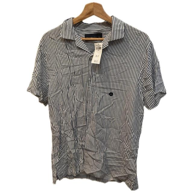 Abercrombie & Fitch Men's Shirt - Blue/White - L on Productcaster.