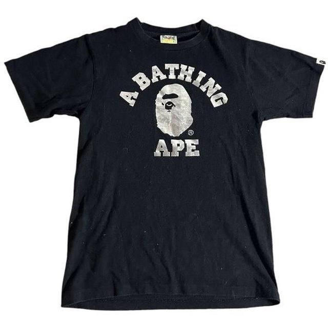 BAPE Men's T-shirt - Black - S on Productcaster.