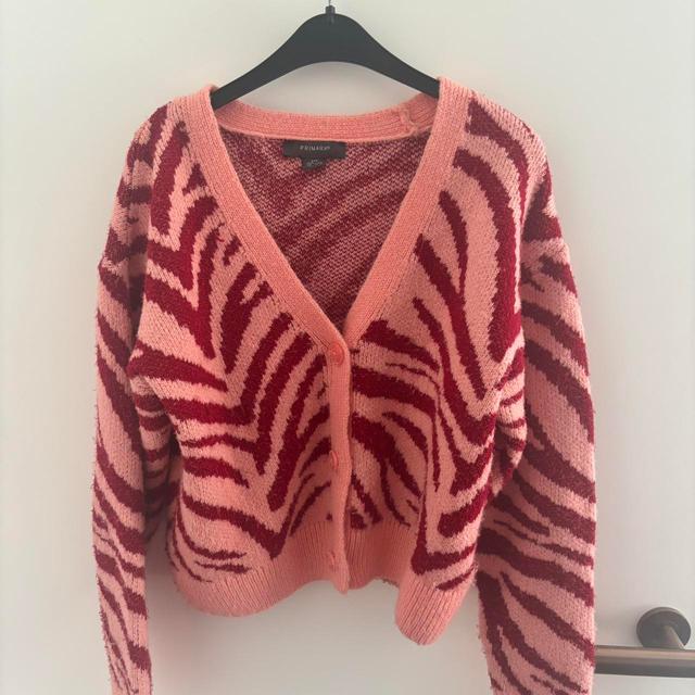 Primark Women's Cardigan - Pink/Red - 8 on Productcaster.