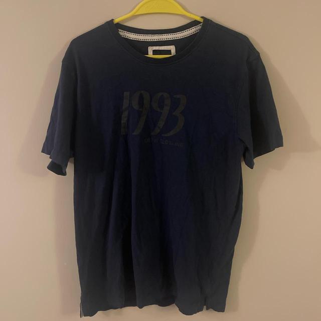 Crew Clothing Company Men's T-shirt - Navy - L on Productcaster.