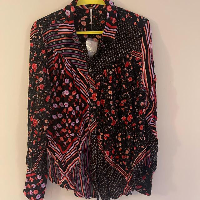 Free People Women's Blouse - Multi - 10 on Productcaster.