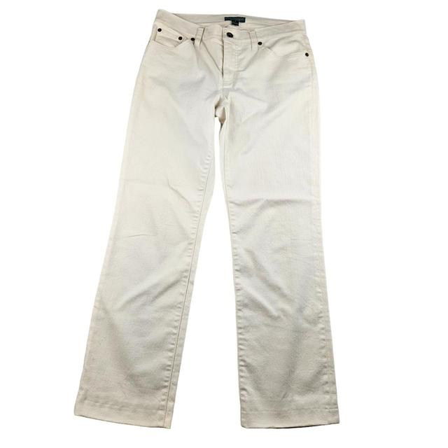 Ralph Lauren Women's Trousers - White - 30" on Productcaster.