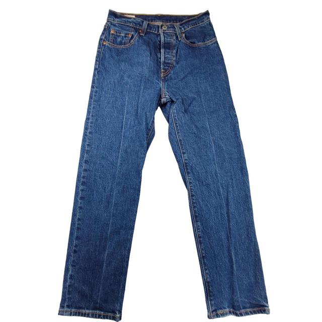 Levi's Women's Straight leg Stone-washed Jeans - Blue - 24" on Productcaster.