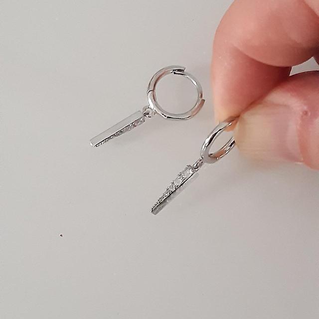 Women's Earrings - Silver on Productcaster.