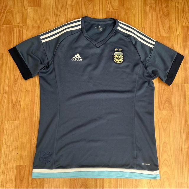 Adidas Men's Shirt - Navy - L on Productcaster.