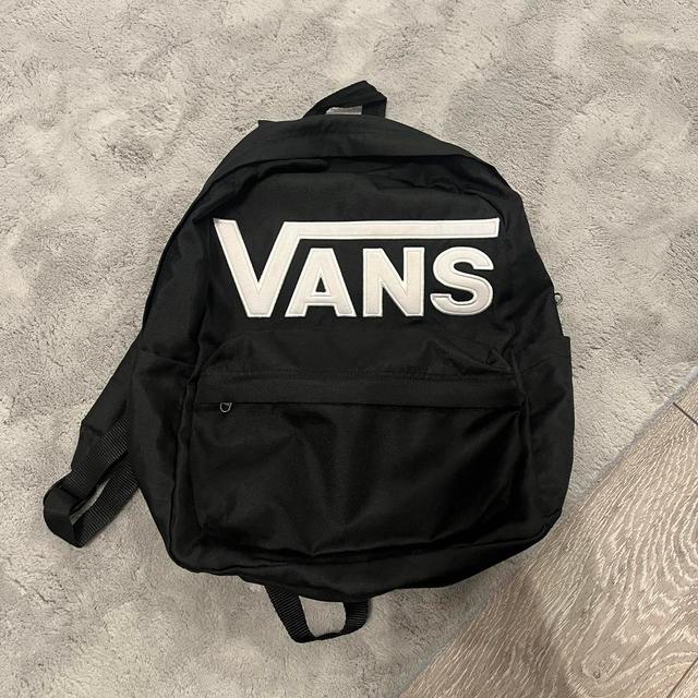 Vans Men's Backpacks - Black/White on Productcaster.