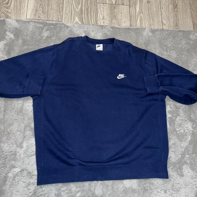 Nike Men's Sweatshirt - Navy/Blue - XL on Productcaster.