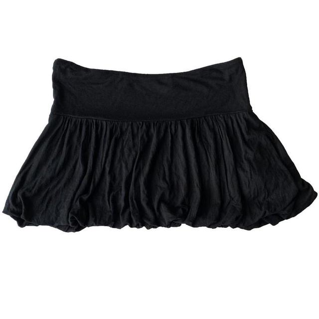 Vintage Women's Cotton Skirt - Black - UK 8 on Productcaster.