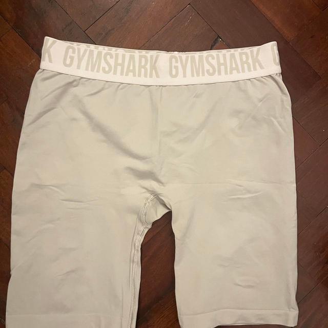 Gymshark Women's Shorts - Cream/White - L on Productcaster.