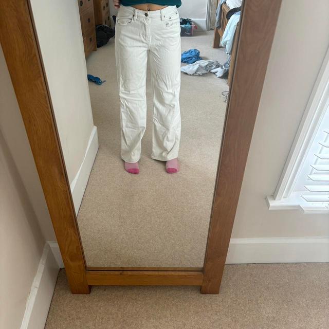 Motel Women's Trousers - White/Cream - UK 8 on Productcaster.