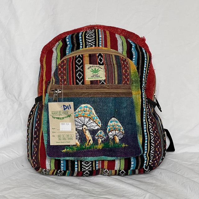 Handmade Women's Backpacks - Cream/Multi on Productcaster.