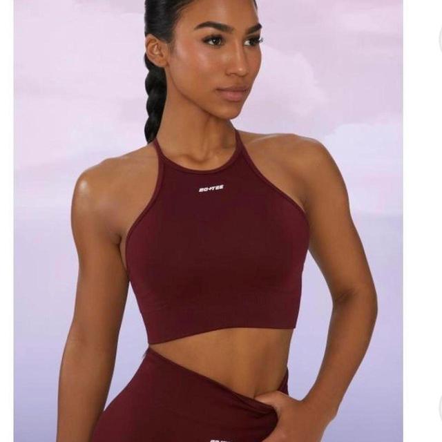 Bo+Tee Women's Crop top - Burgundy/Red - S on Productcaster.