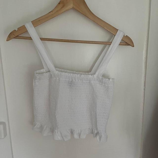 Primark Women's Crop top - White - S on Productcaster.