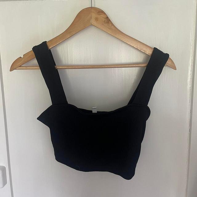 H&M Women's Crop top - Black - S on Productcaster.