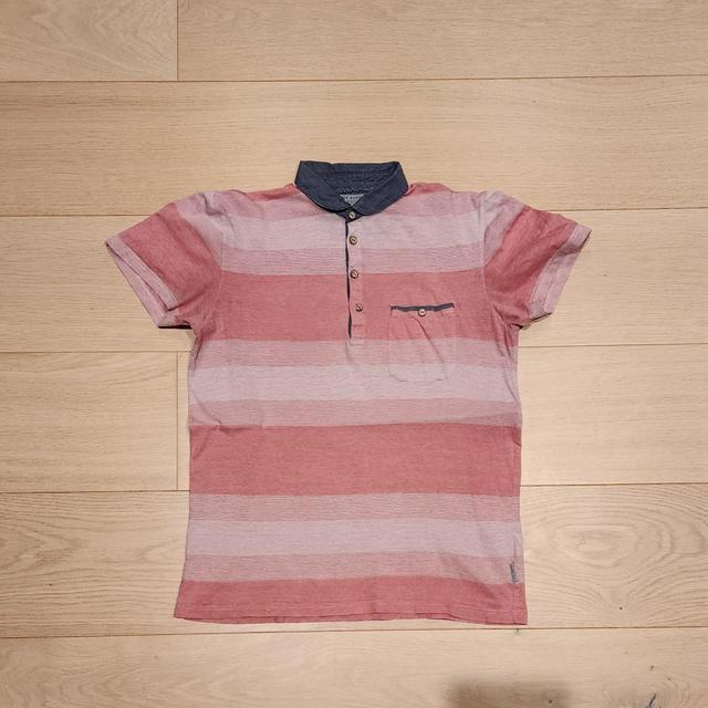 Ted Baker Men's Polo shirt - Red/Multi - S on Productcaster.