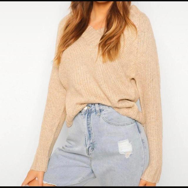 Boohoo Women's Jumper - Tan - XS on Productcaster.