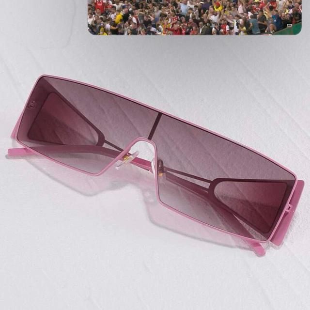 Deadstock Women's Oversized Sunglasses - Pink on Productcaster.