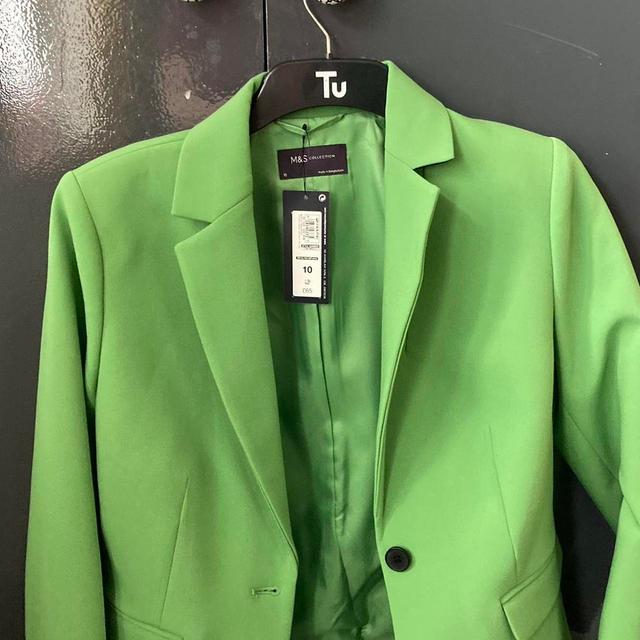 Marks & Spencer Men's Tailored jacket - Green - M on Productcaster.