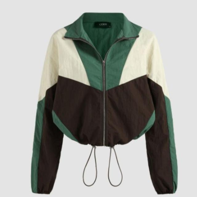 Cider Women's Lightweight Jacket - Brown/Green - M on Productcaster.