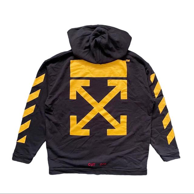 Off-White Men's Hoodie - Black - L on Productcaster.