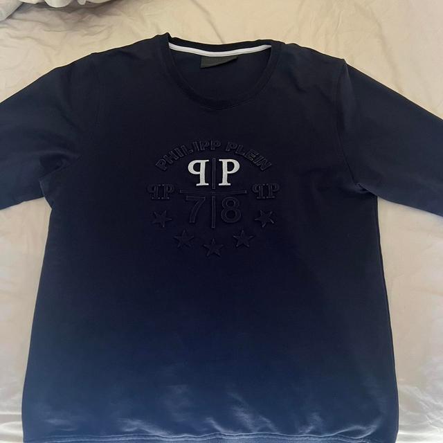 Philipp Plein Men's Jumper - Navy - M on Productcaster.