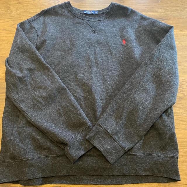 Ralph Lauren Men's Sweatshirt - Grey/Red - XXL on Productcaster.