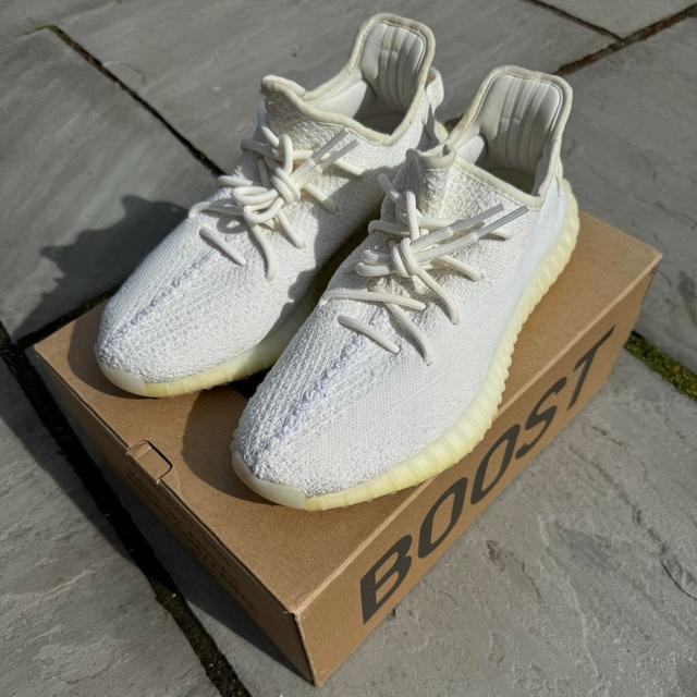 Yeezy Men's Trainers - White - UK 8.5 on Productcaster.