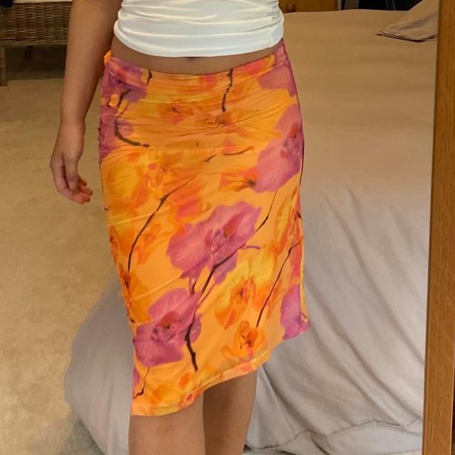 Motel Women's Skirt - Multi/Orange - UK 6 on Productcaster.