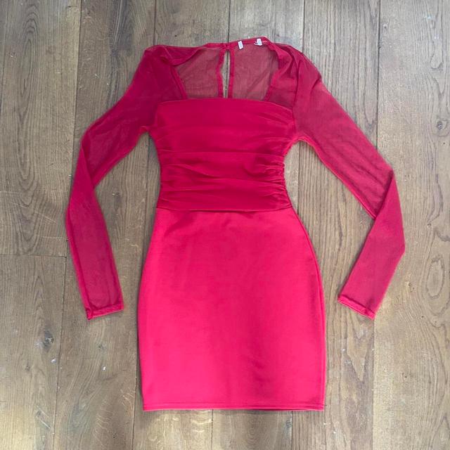 Women's Bodycon Dress - Red - 8 on Productcaster.