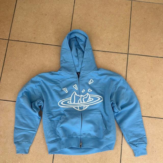 Broken Planet Men's Hoodie - Blue - L on Productcaster.