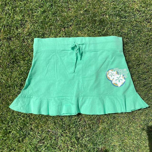 Deadstock Women's Mini Skirt - Green on Productcaster.