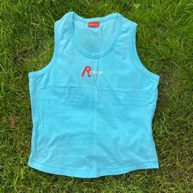 Replay Women's Vest - Blue - M on Productcaster.